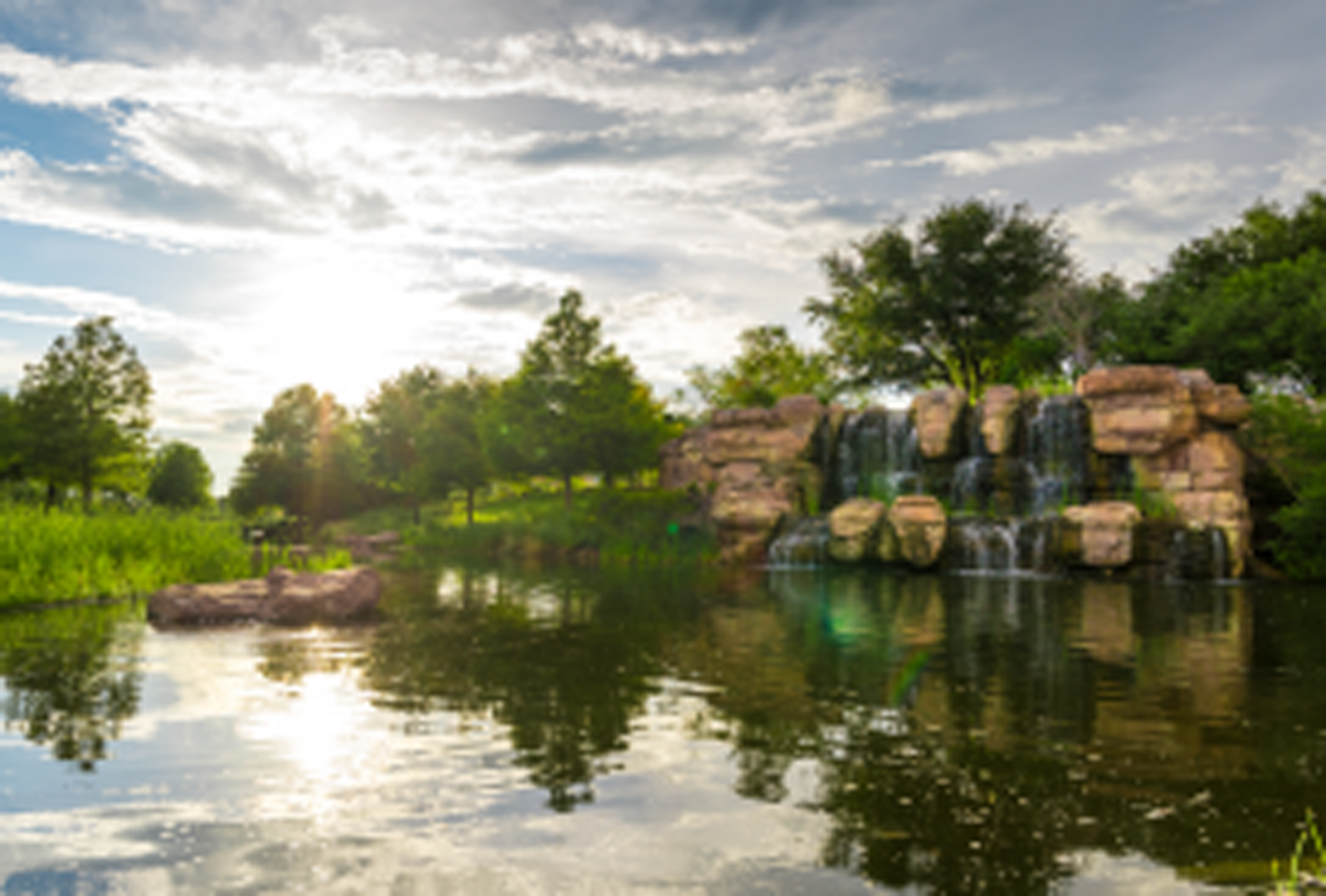 Scenic lake and amenities